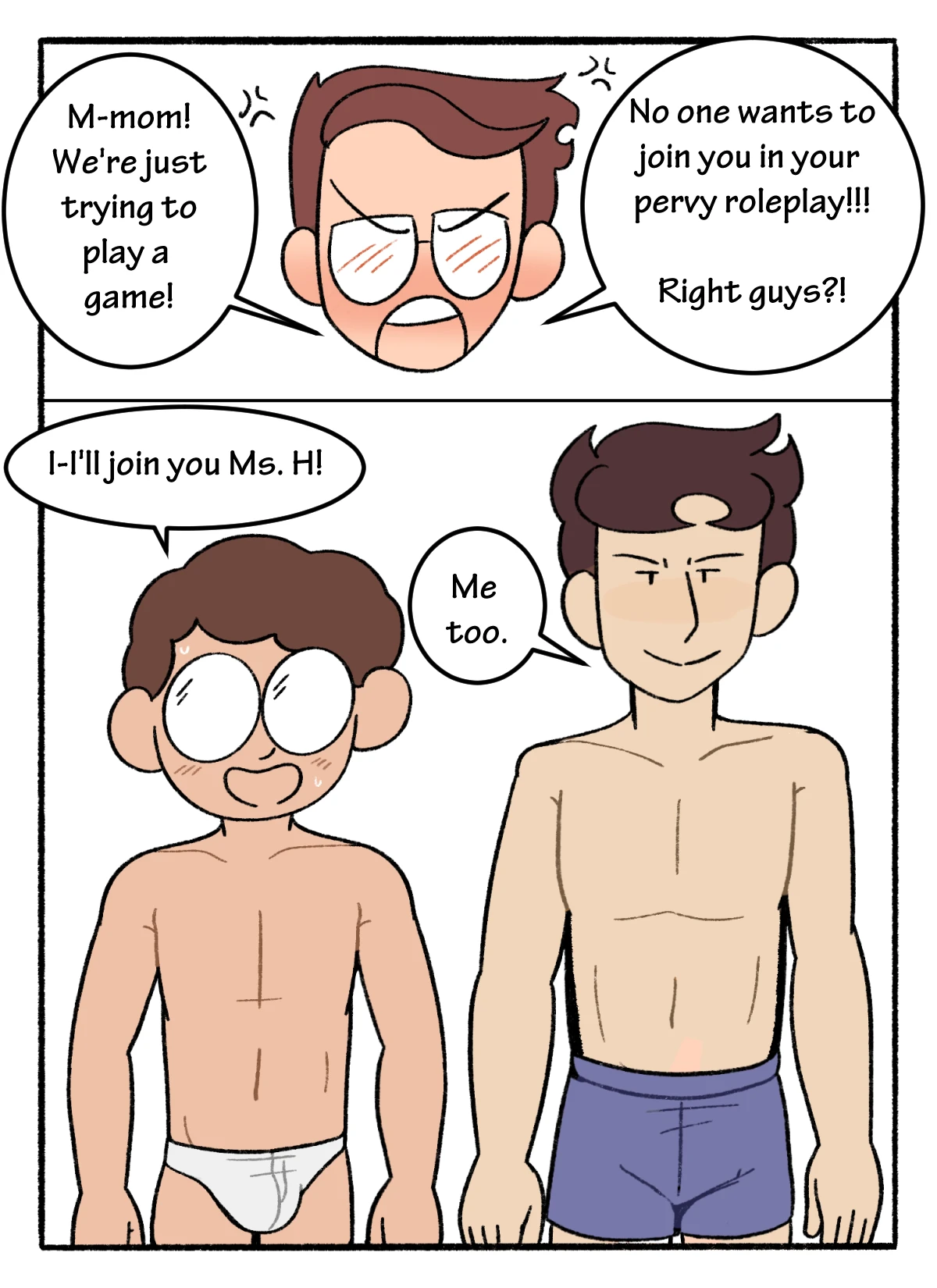 Mom! Stop Interrupting Our DnD Campaign! porn comic picture 19