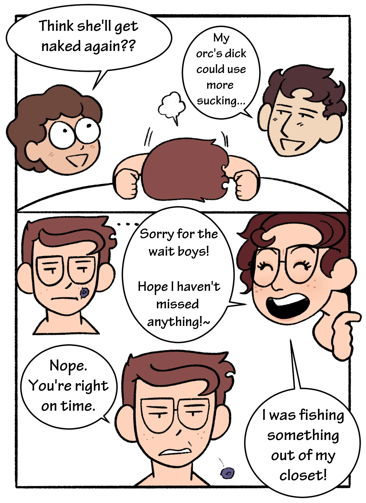 Mom! Stop Interrupting Our DnD Campaign! porn comic picture 2