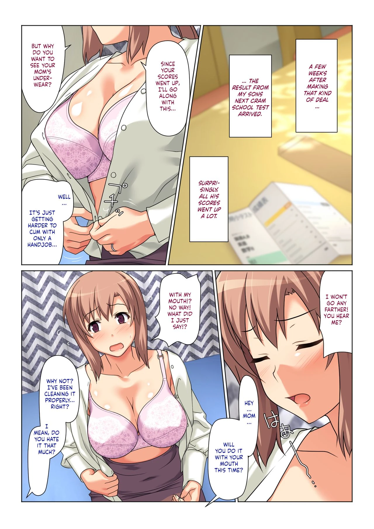 Mom Will Put Out Everyday On The Condition That His Grades Improve | Seiseki UP o Jouken ni Mainichi Nuite kureru Okaa-san porn comic picture 15