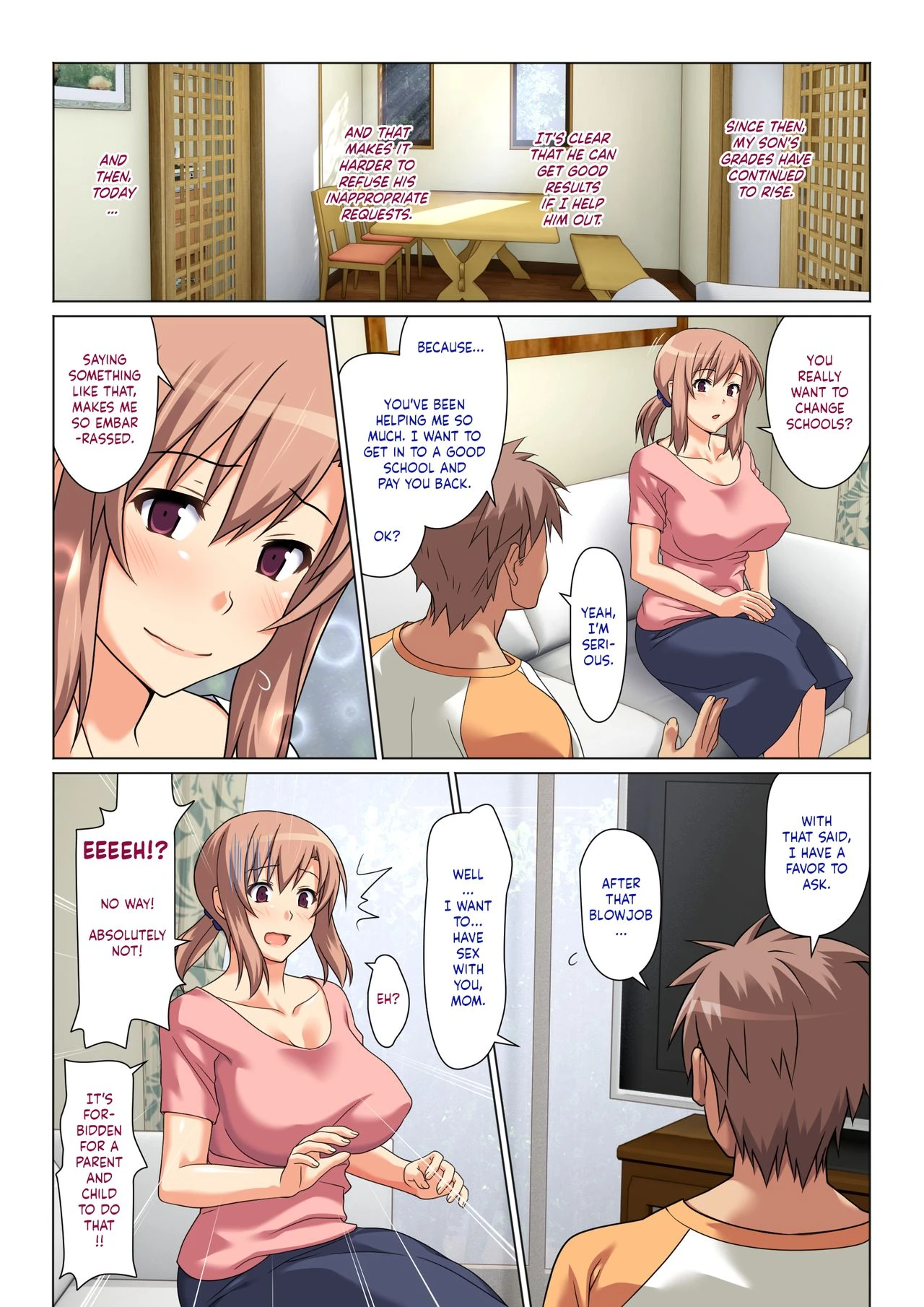 Mom Will Put Out Everyday On The Condition That His Grades Improve | Seiseki UP o Jouken ni Mainichi Nuite kureru Okaa-san porn comic picture 23