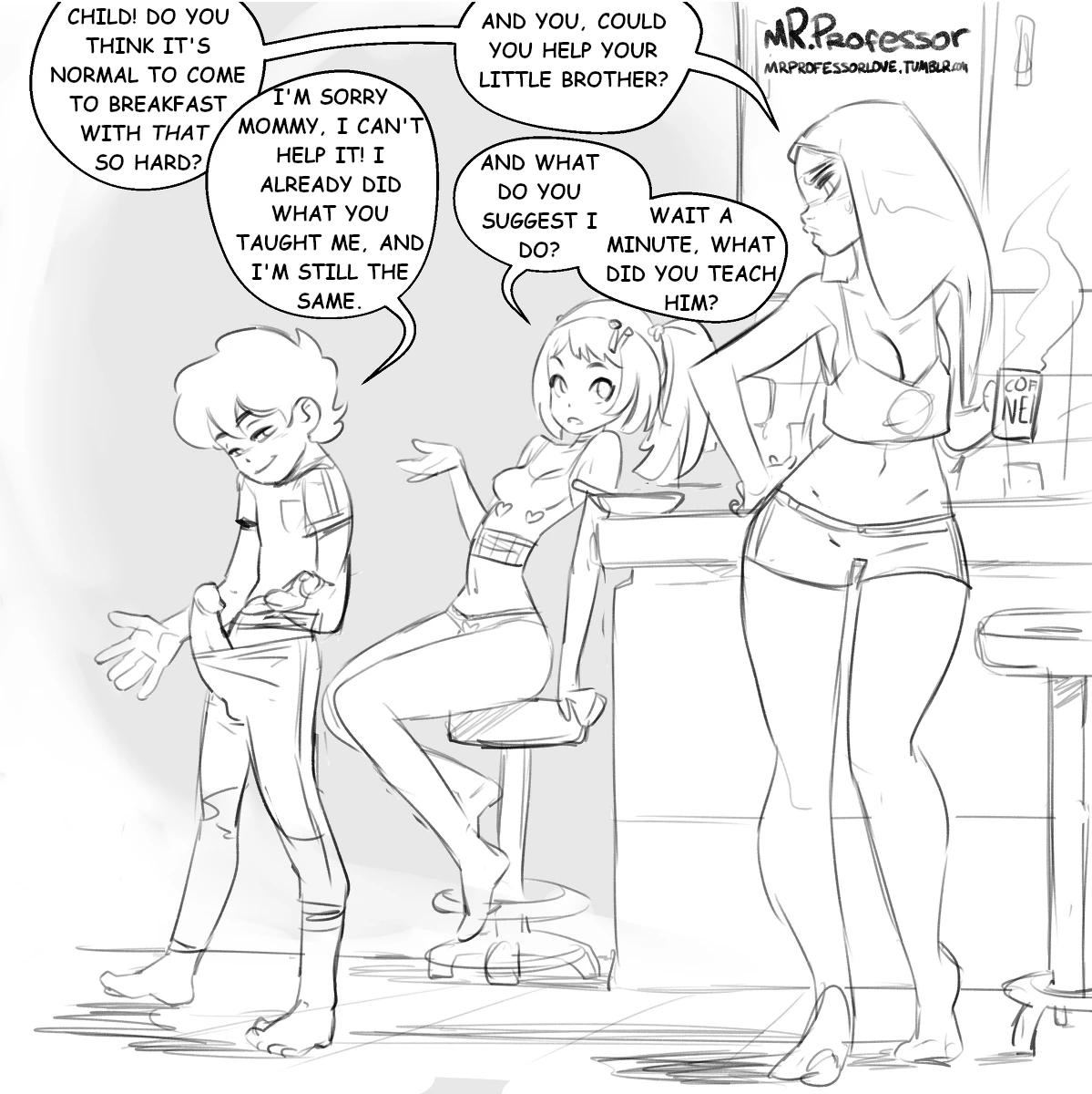 Mommy's Bakery porn comic picture 1