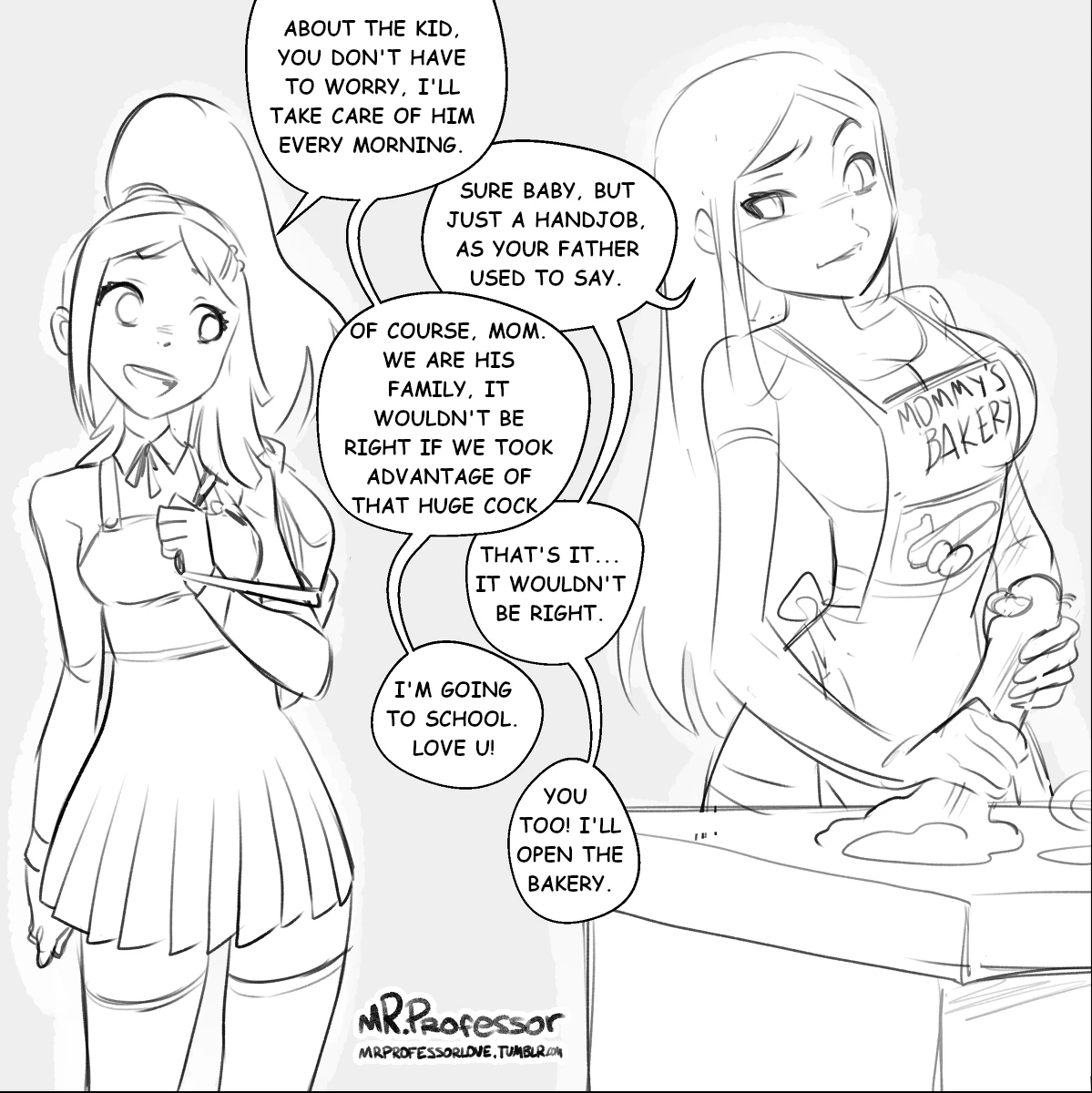 Mommy's Bakery porn comic picture 8