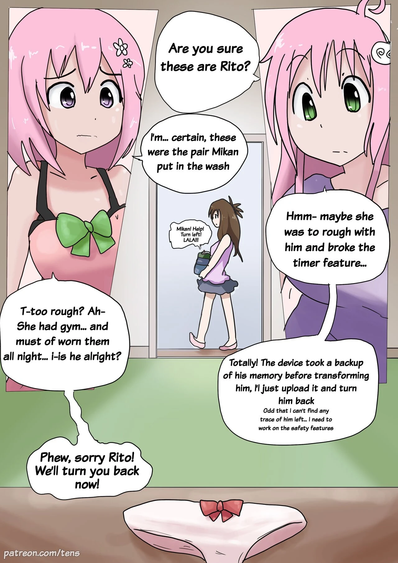 Momo's Panties porn comic picture 13
