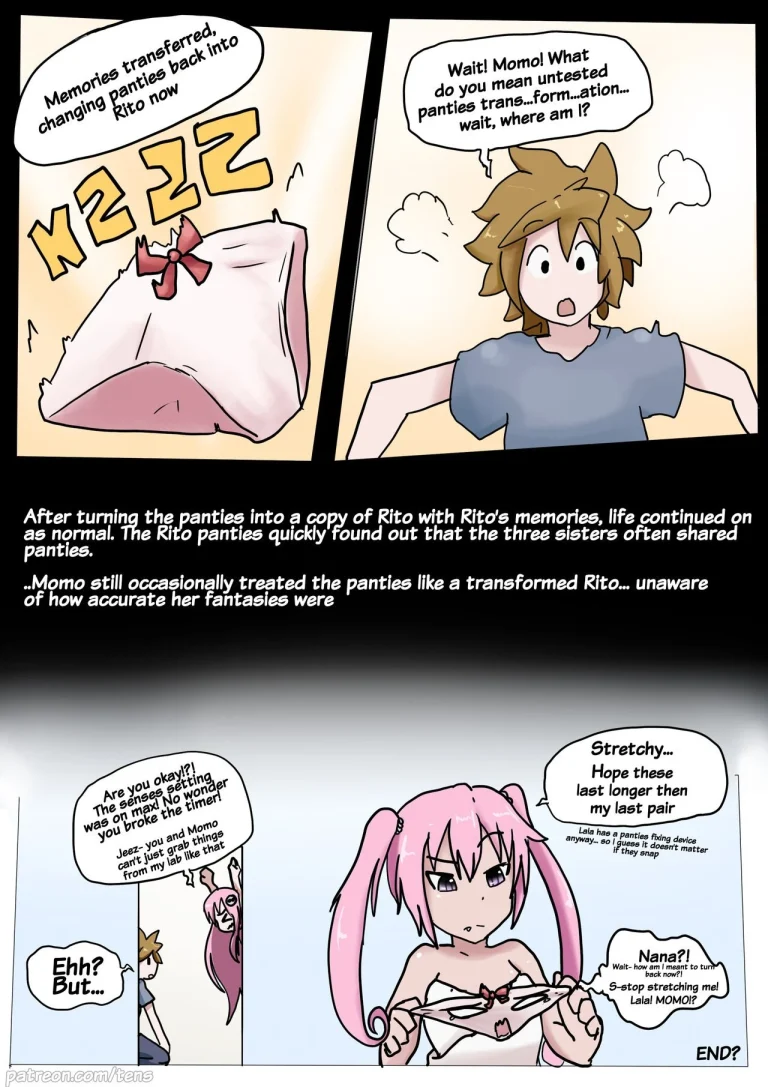 Momo's Panties porn comic picture 14