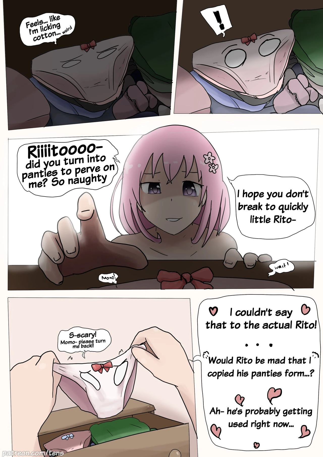 Momo's Panties porn comic picture 3