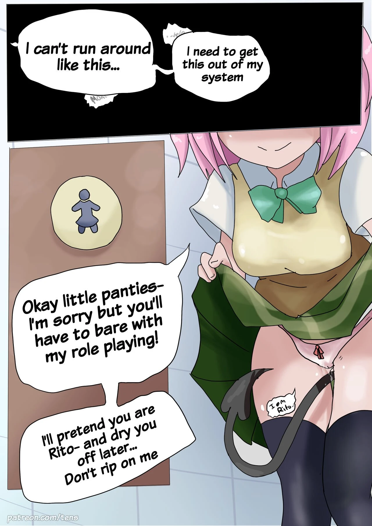 Momo's Panties porn comic picture 9