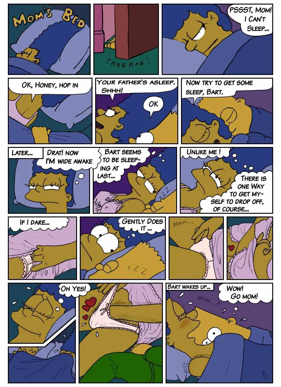 Mom's Bed porn comic picture 1