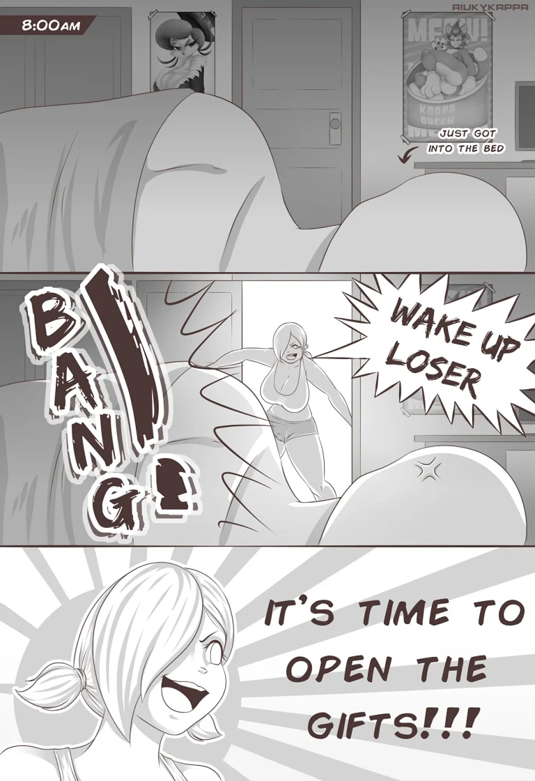Mom's horny christmas porn comic picture 14