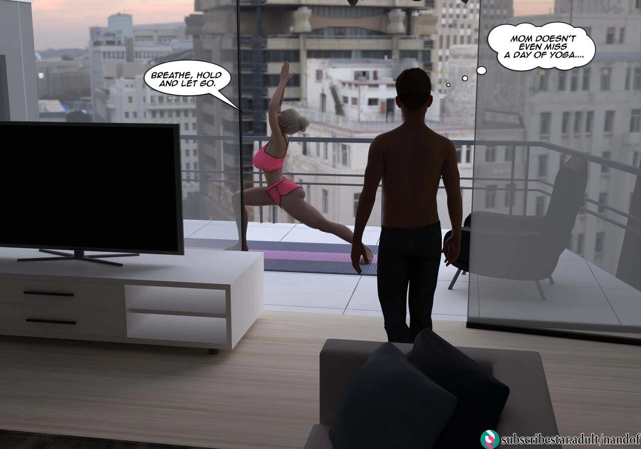 Mom's Yoga 1-2 porn comic picture 2