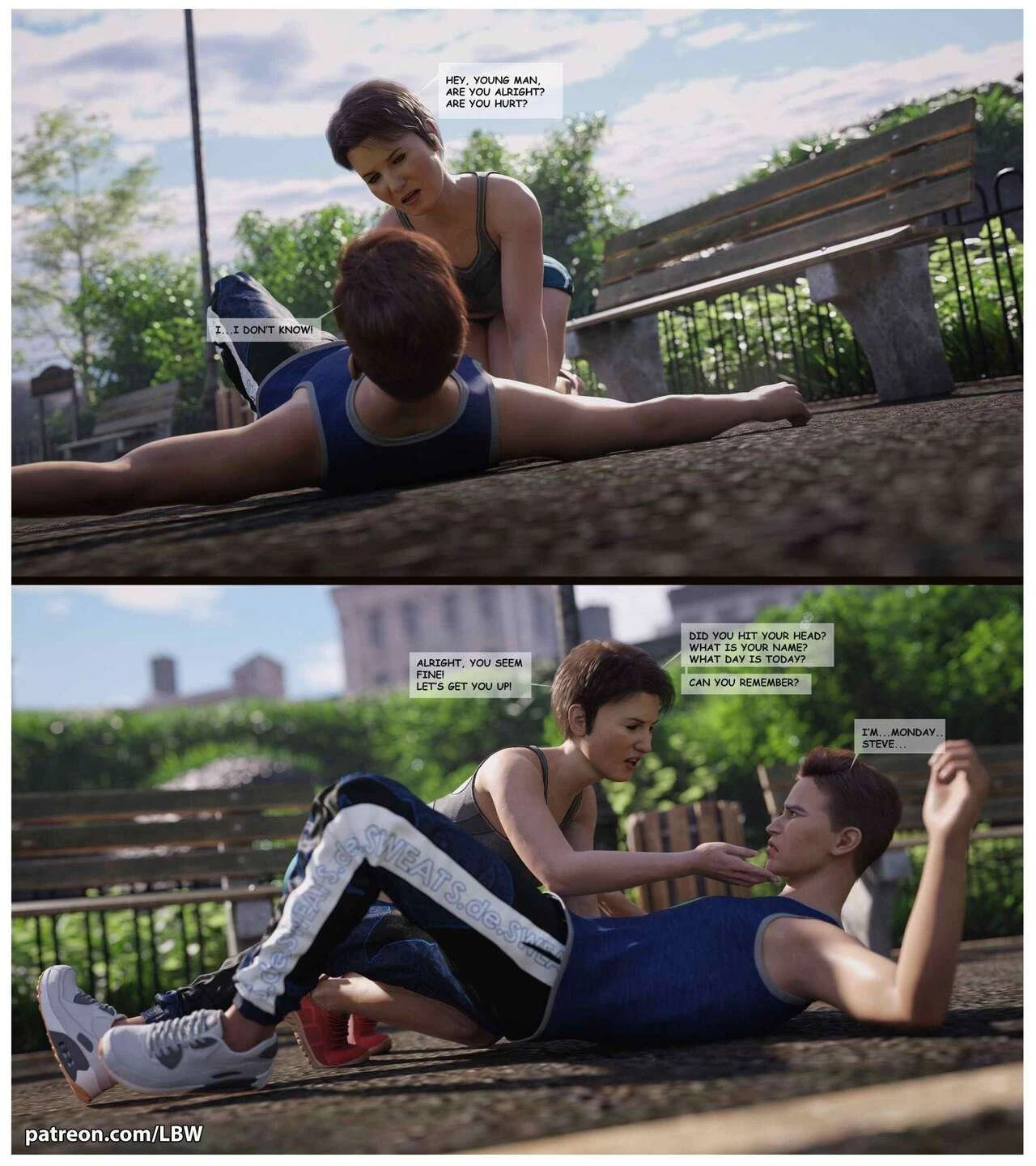 Monday Routine porn comic picture 4