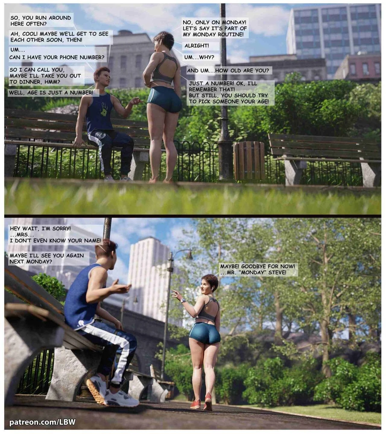 Monday Routine porn comic picture 6