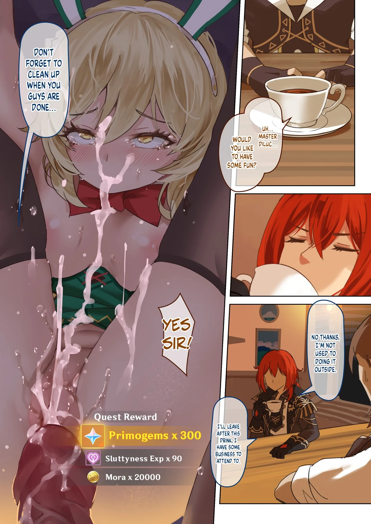 Mondstadt Hot Springs Festival Act 2 porn comic picture 10