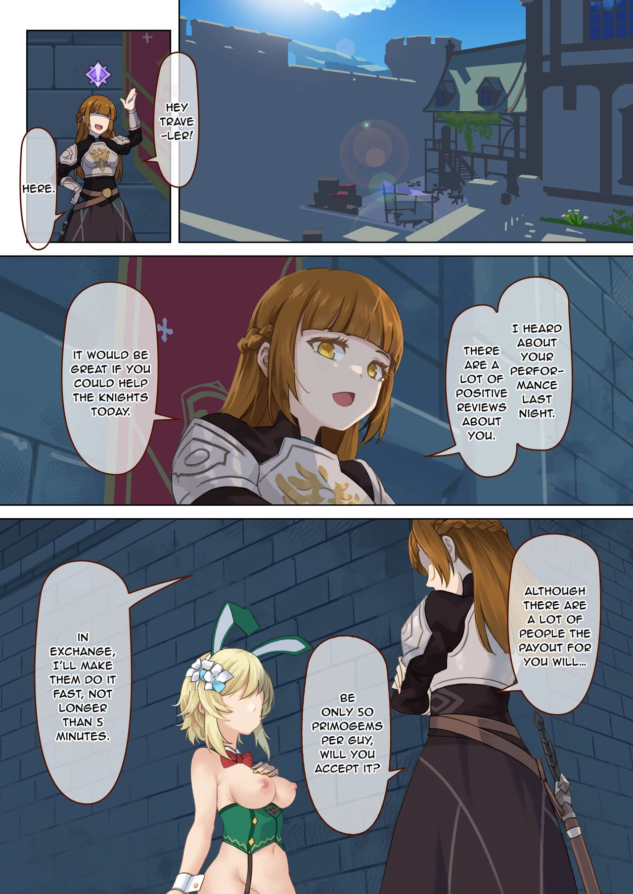 Mondstadt Spring Festival Act 2 Interlude porn comic picture 1