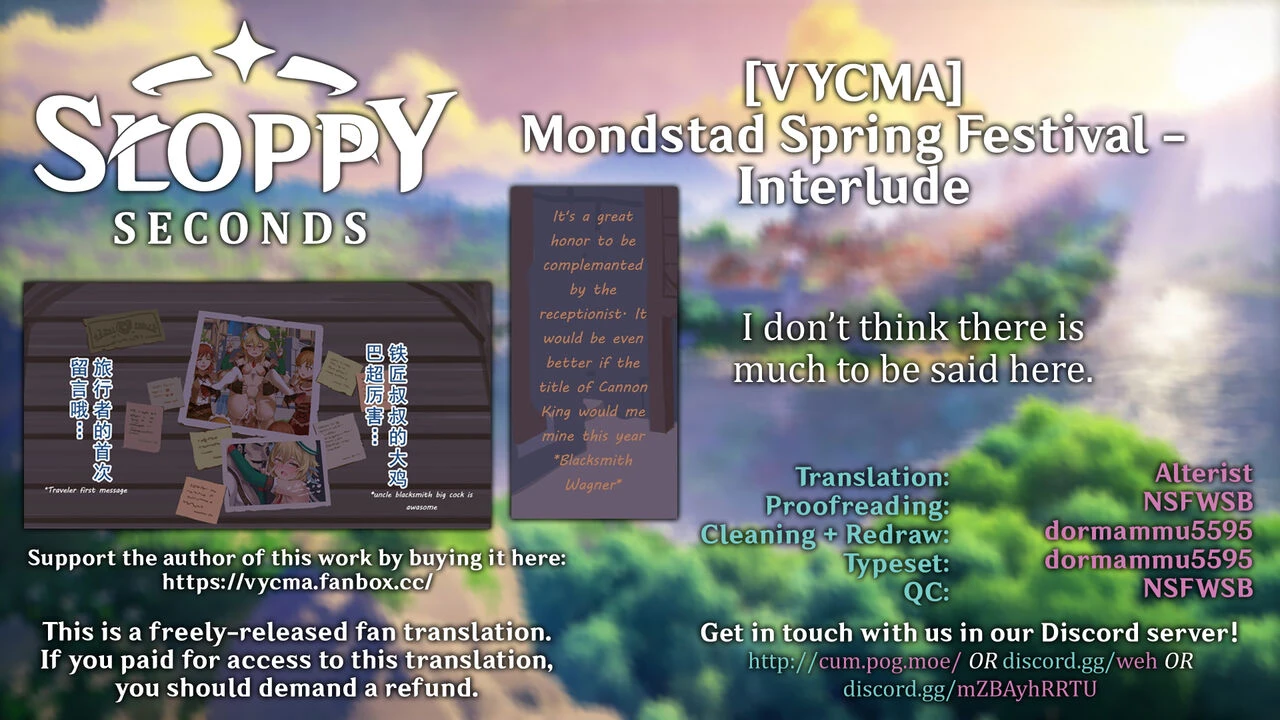 Mondstadt Spring Festival Interlude porn comic picture 20