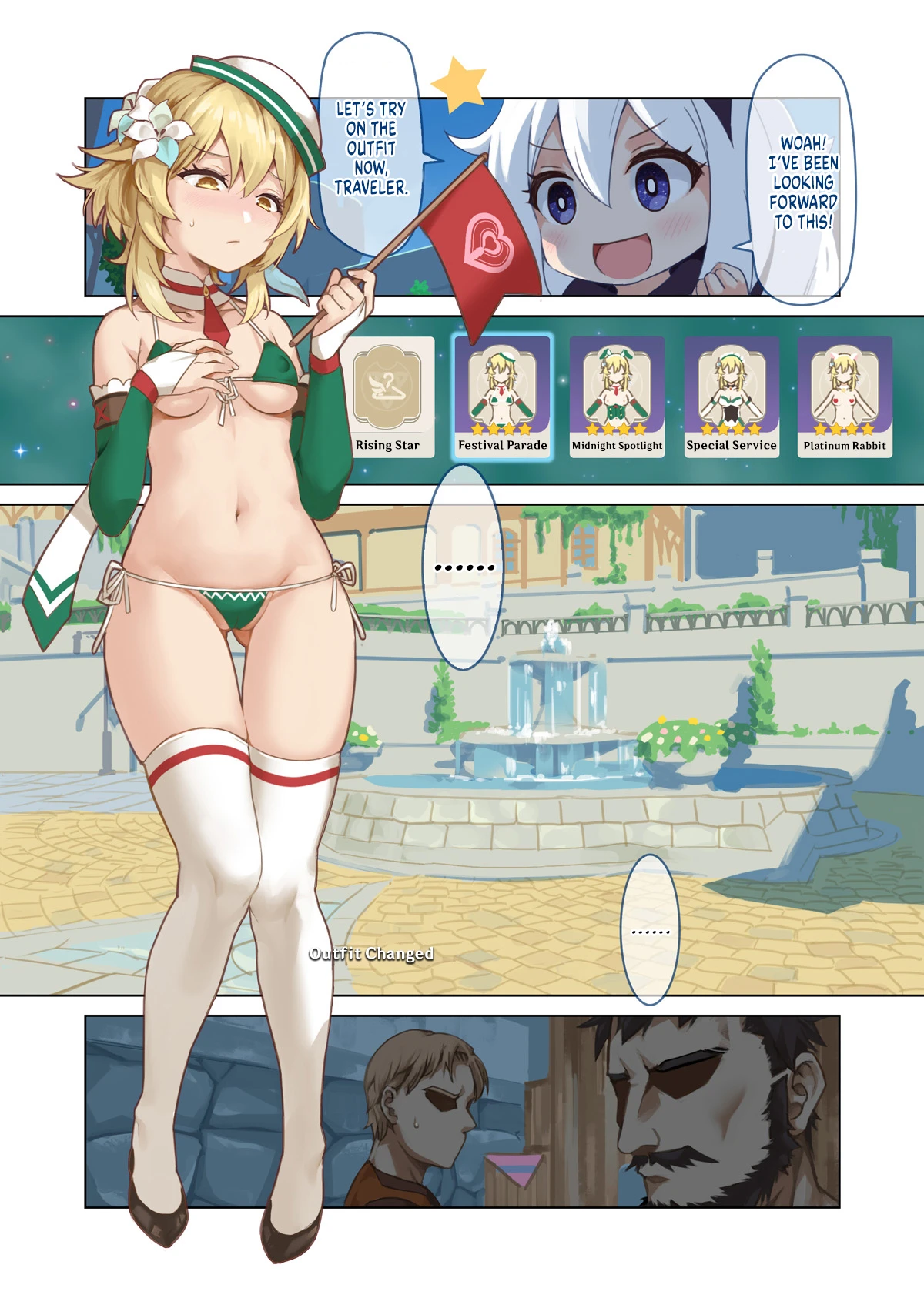 Mondstadt Spring Festival porn comic picture 3