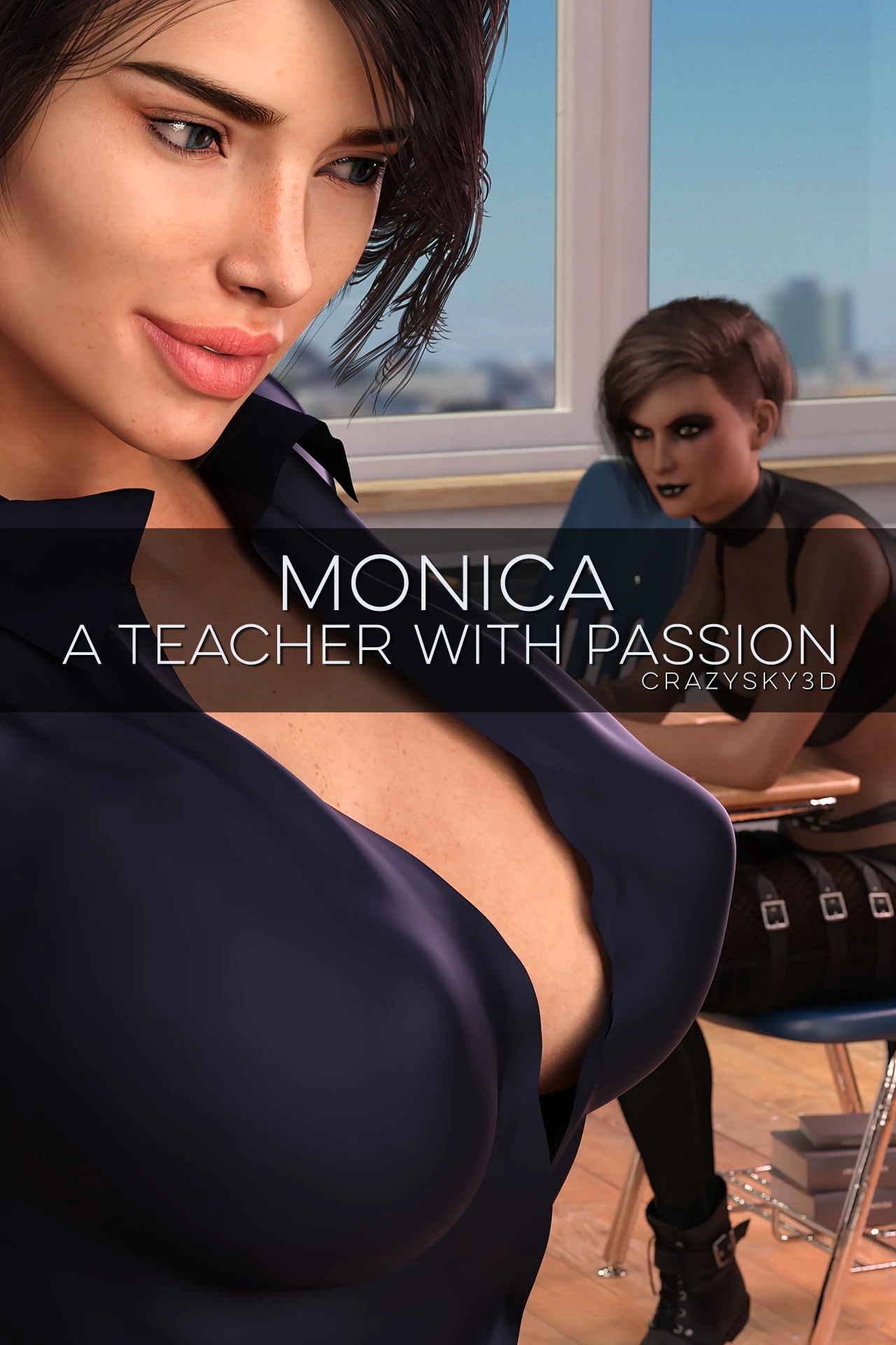 Monica: A Teacher With Passion porn comic picture 1