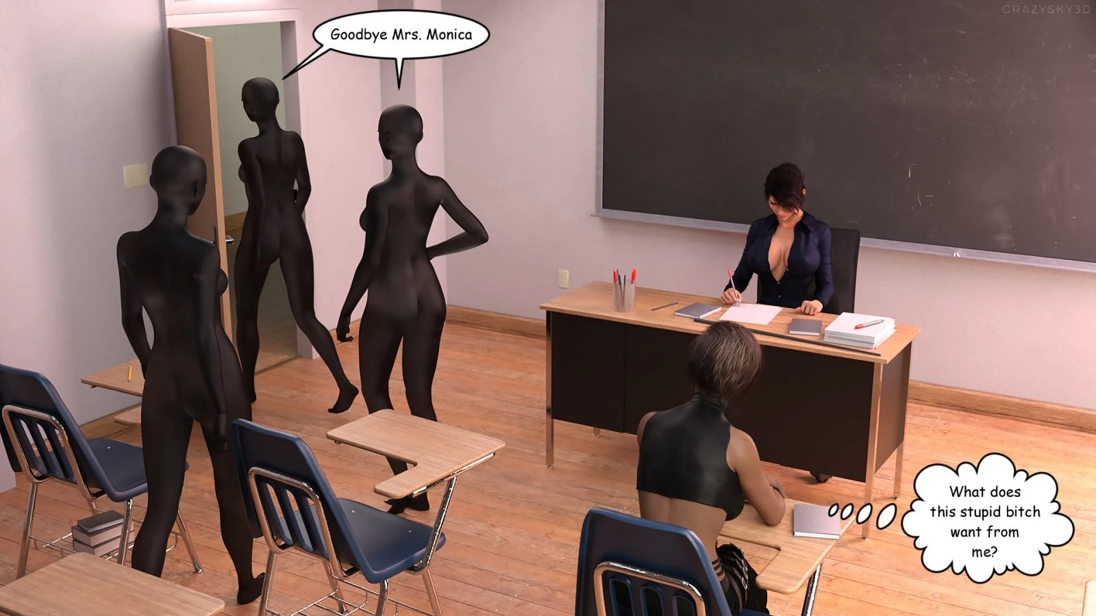 Monica: A Teacher With Passion porn comic picture 5