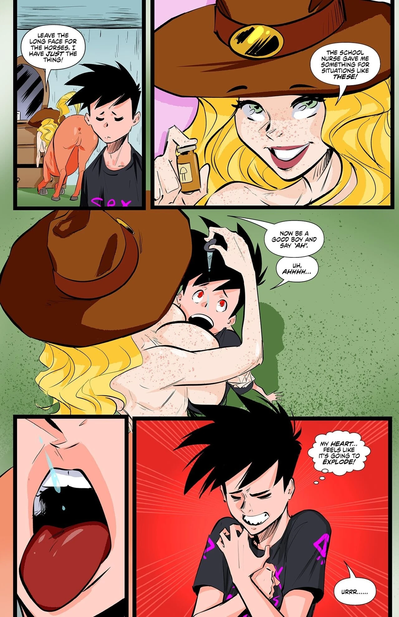 Monster Girl Academy Issue 7 porn comic picture 9