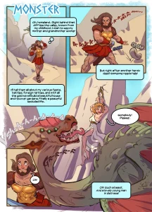 Monster porn comic picture 1