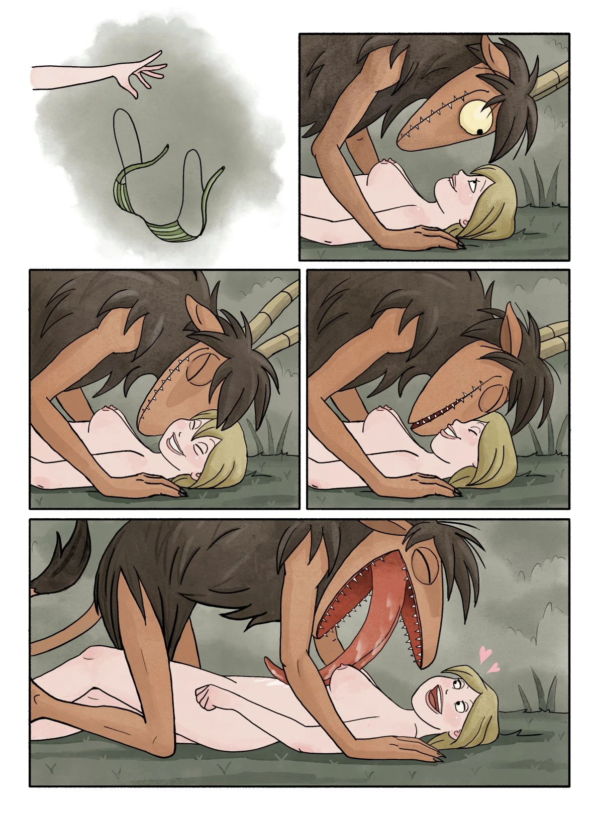 Monstrous Love porn comic picture 33