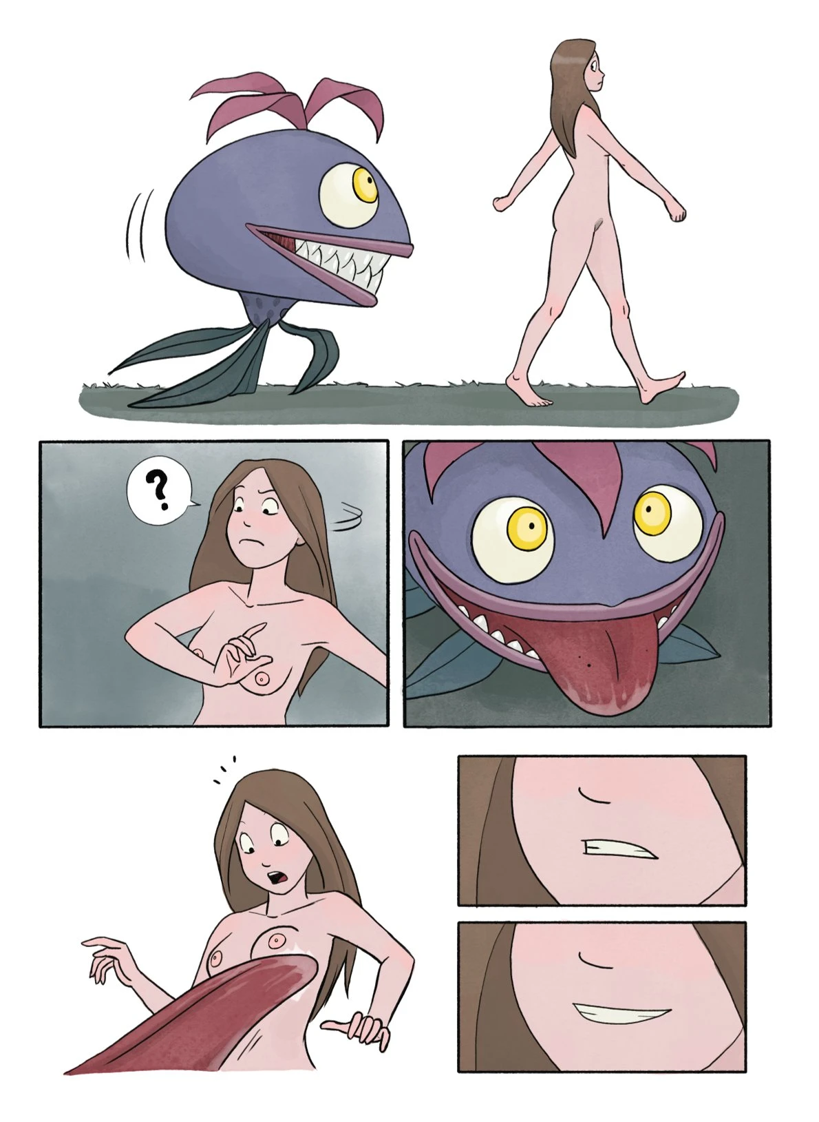 Monstrous Love porn comic picture 9