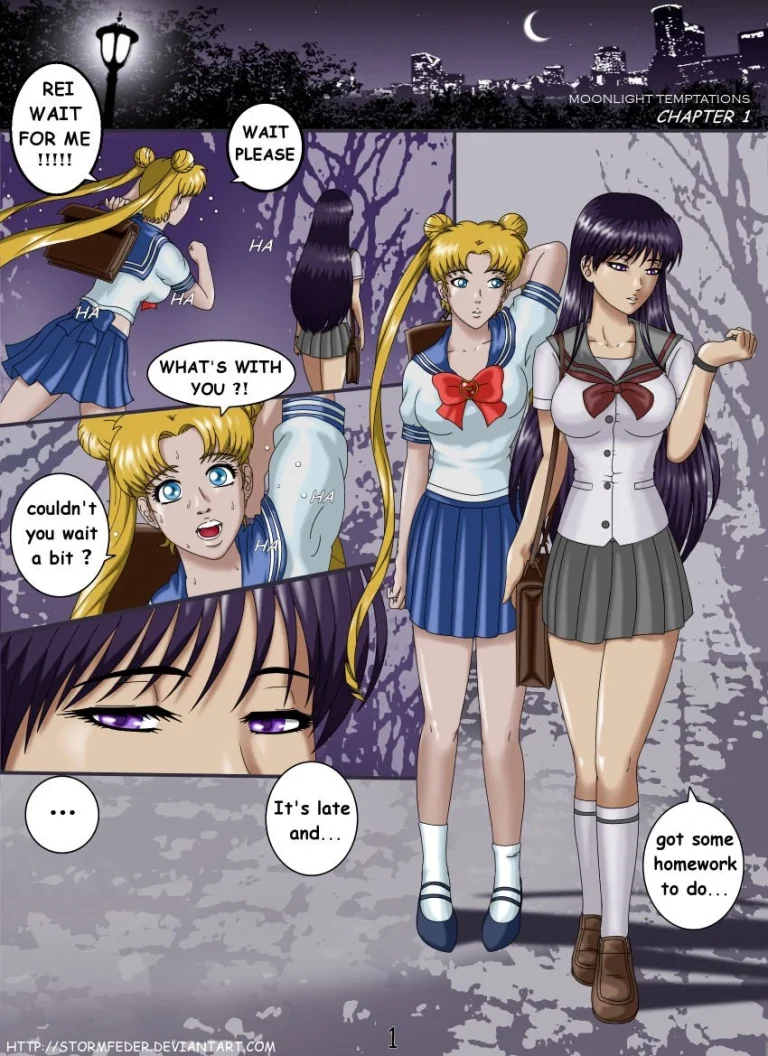 MOONLIGHT TEMPTATIONS porn comic picture 2