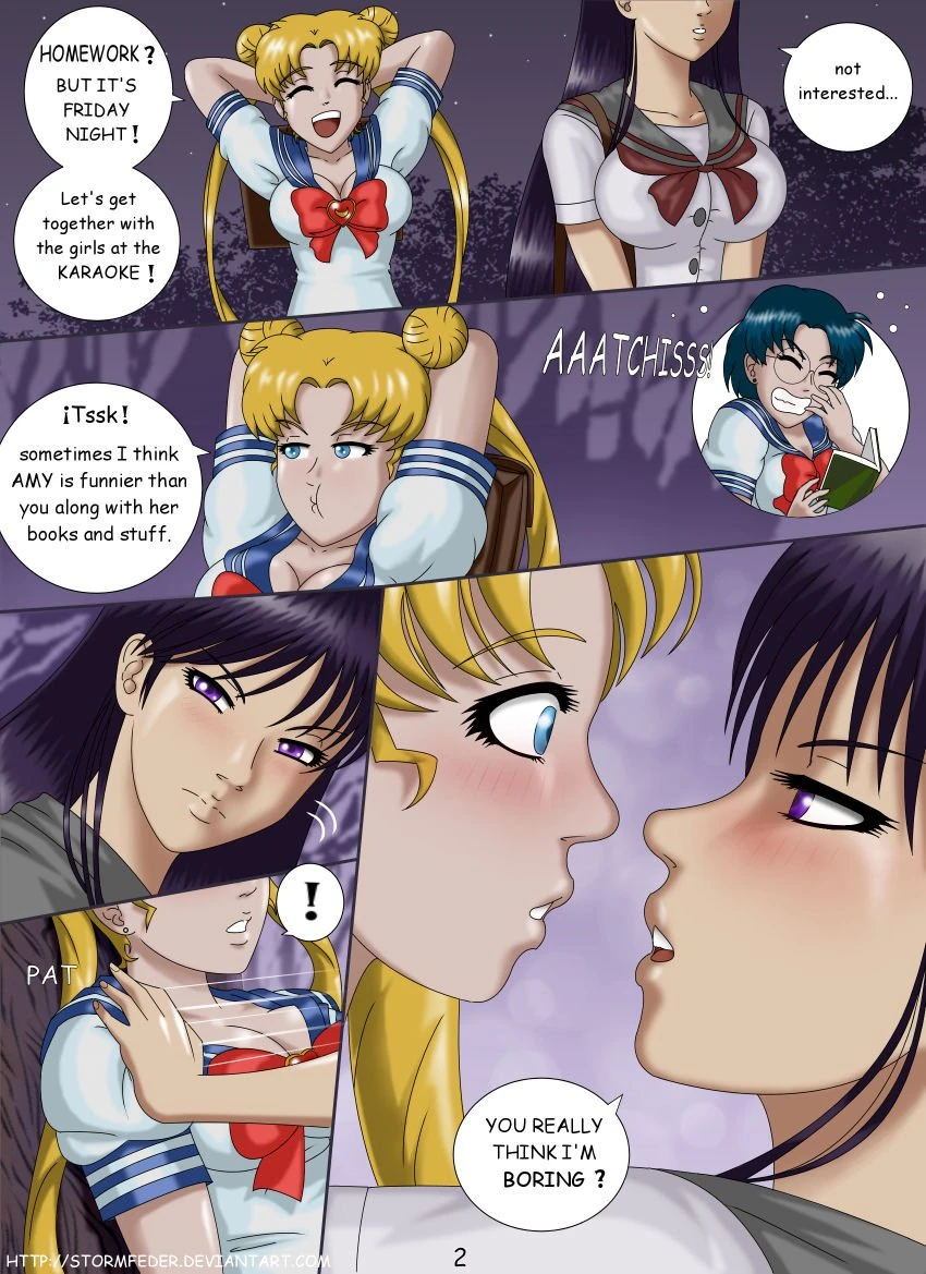 MOONLIGHT TEMPTATIONS porn comic picture 3