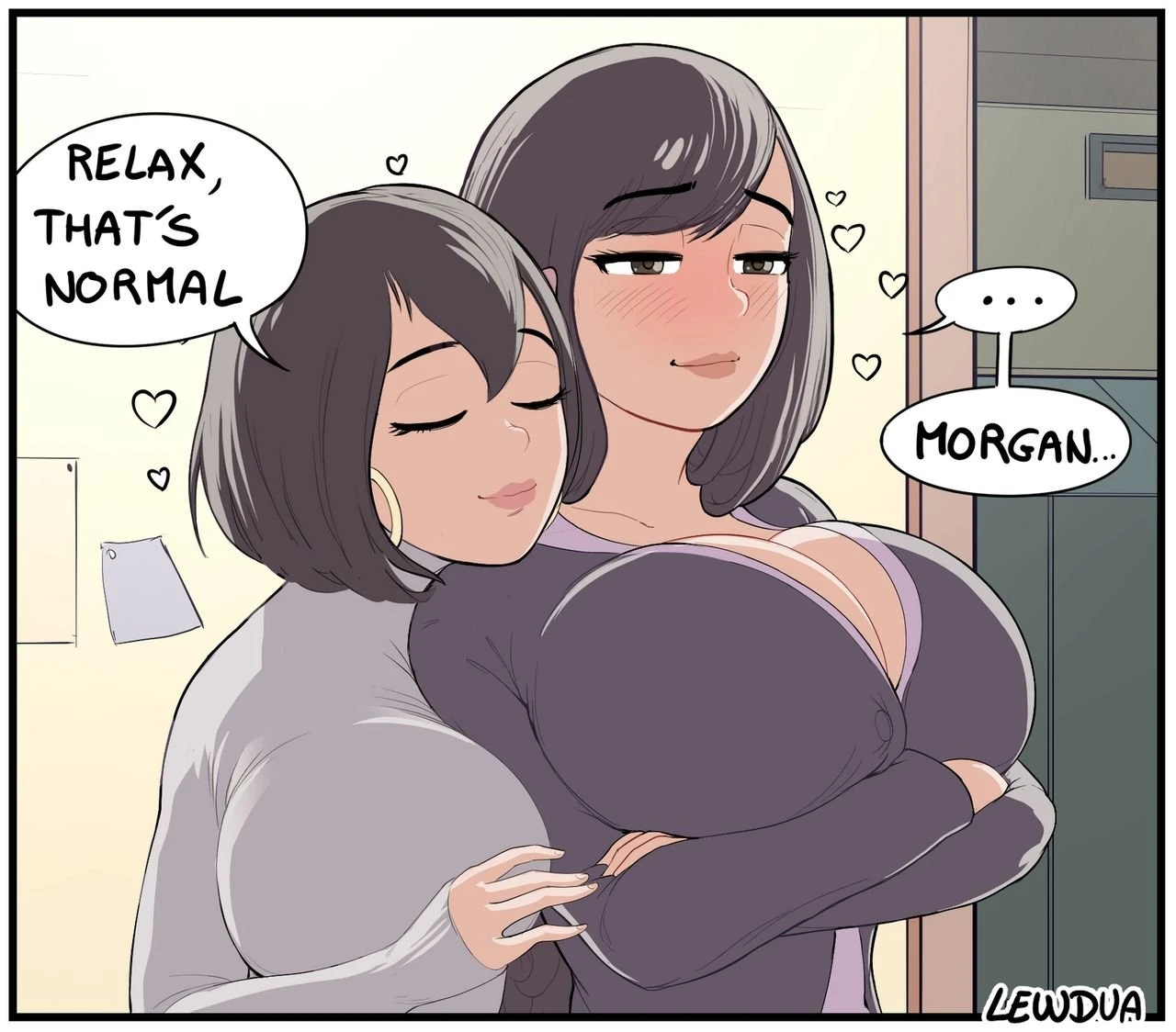 Morgan and Audrey porn comic picture 15