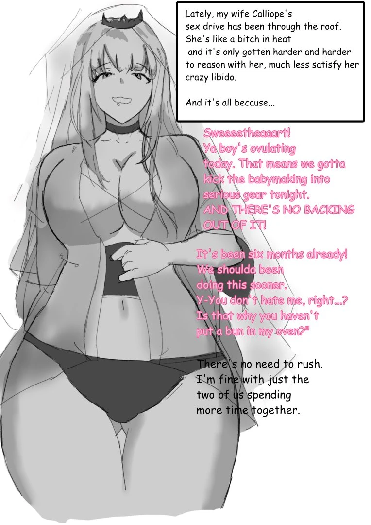 Mori Calliope's Househusband Diaries porn comic picture 1