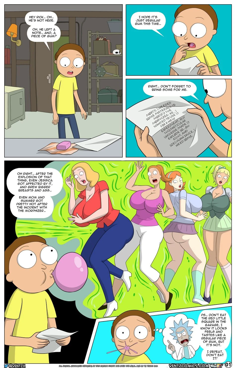 Morty Experiment (Ongoing) porn comic picture 2
