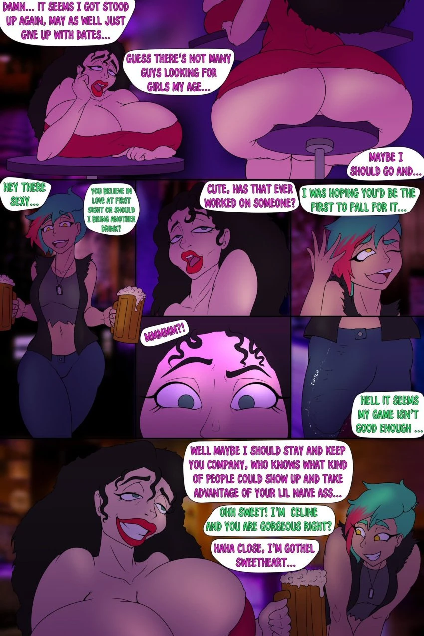 Mother Gothel and Celine porn comic picture 2