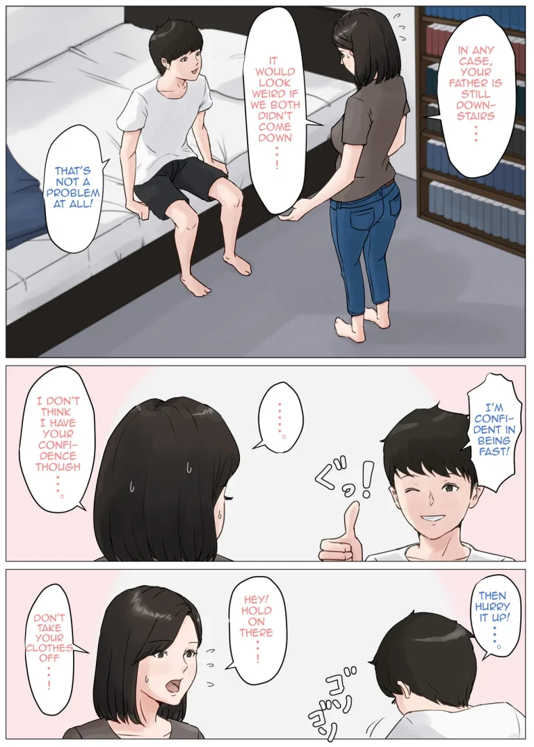 Mother it has to be you 3 ~Summer Holiday First Part~ porn comic picture 5