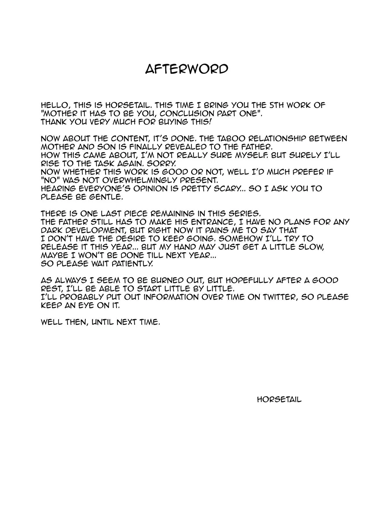 Mother, It Has to Be You 5 ~Conclusion | Kaa-san Janakya Dame Nanda!! 5 ~Kanketsuhen Zenpen~ porn comic picture 88