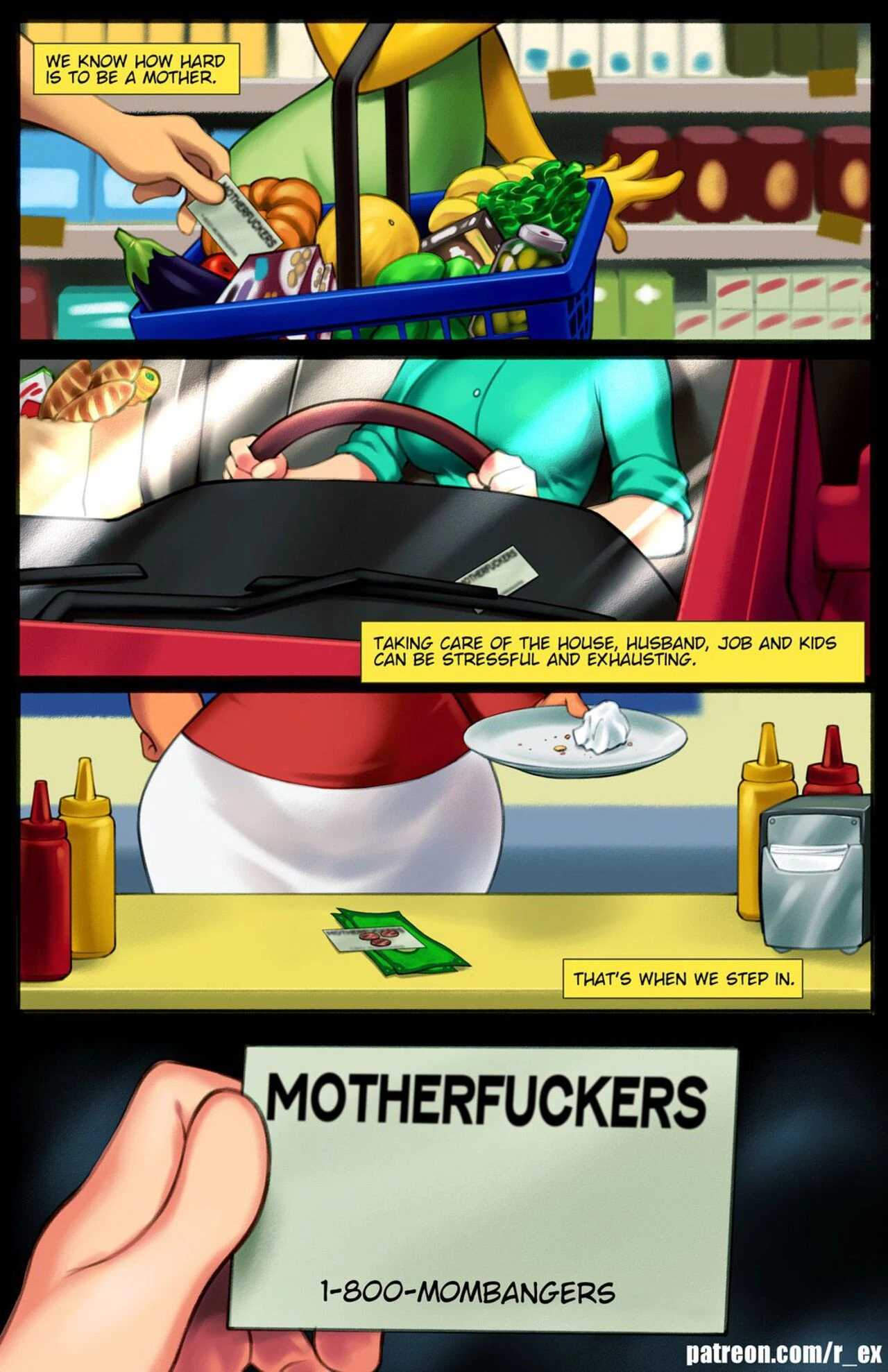 MOTHERFUCKERS porn comic picture 2