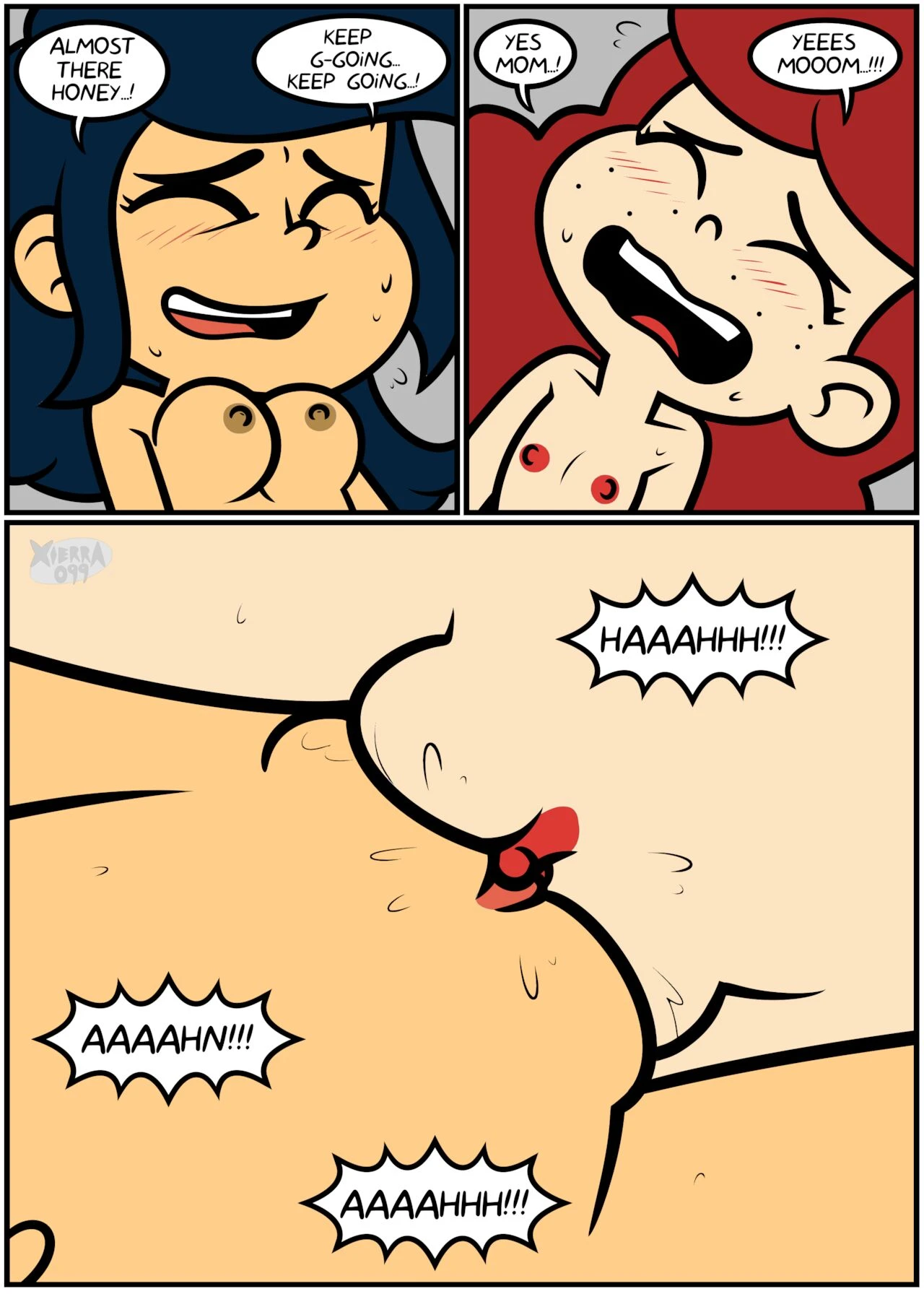 Mother's ship (colored) porn comic picture 12