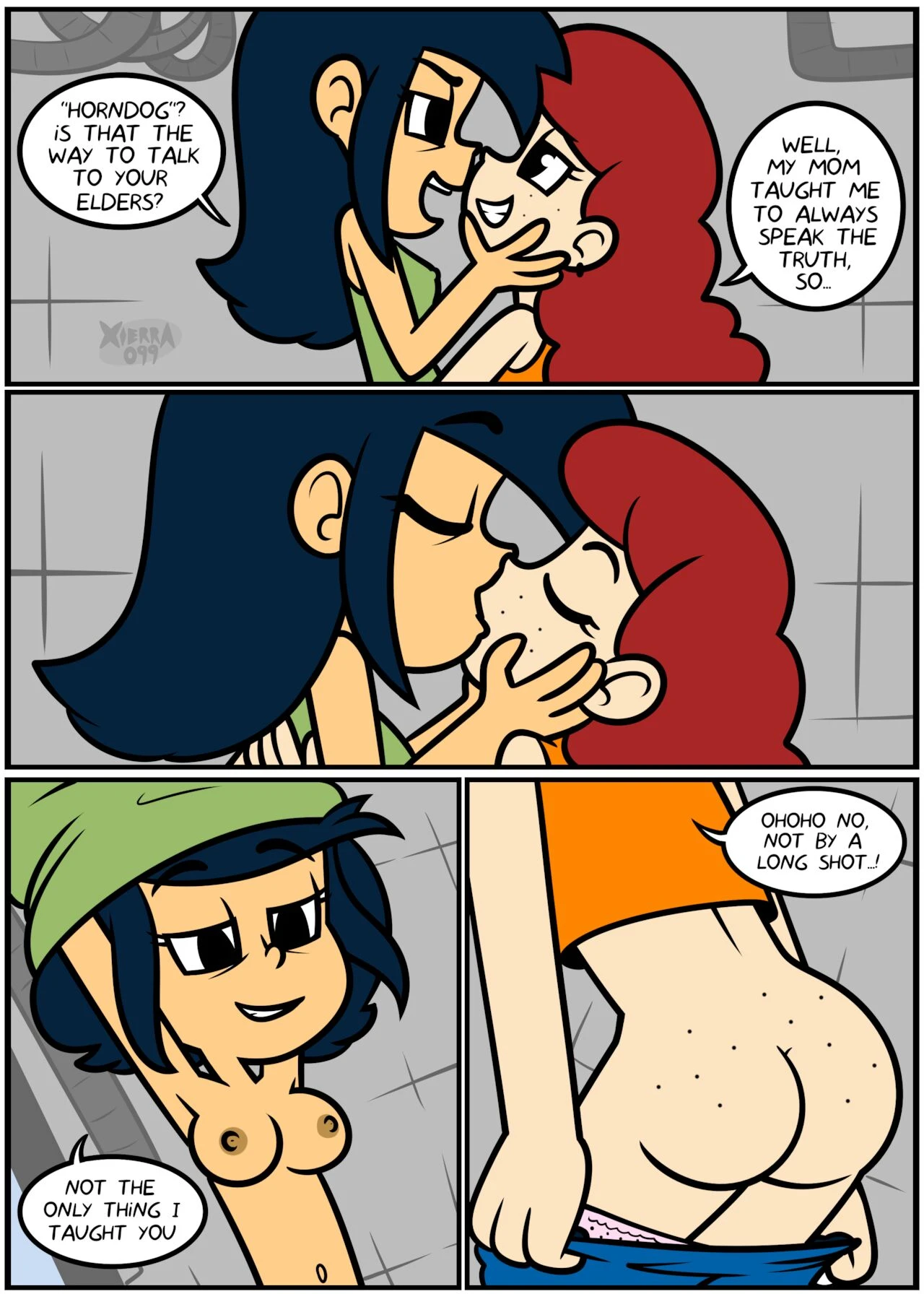 Mother's ship (colored) porn comic picture 5