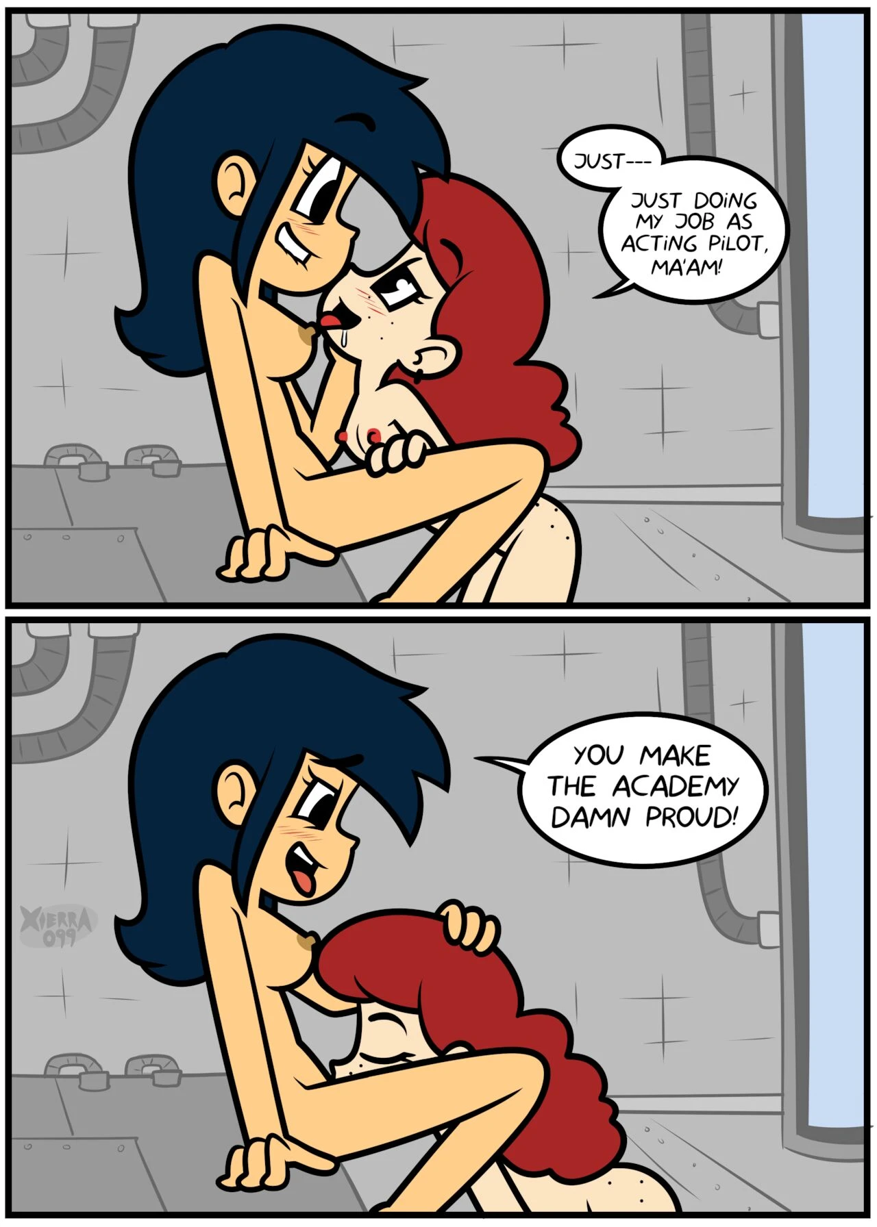 Mother's ship (colored) porn comic picture 7