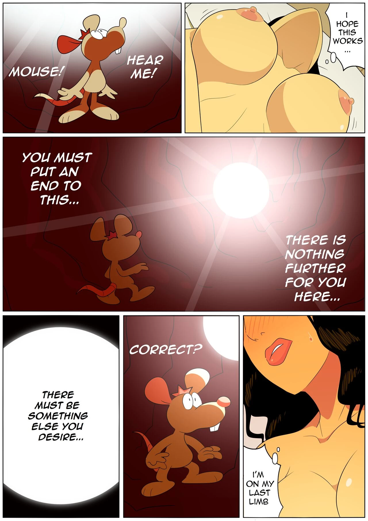 Mouse and Giantess porn comic picture 21