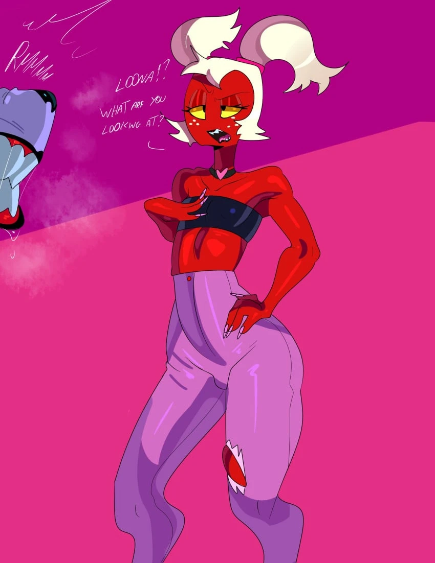 Moxxie and loona porn comic picture 1