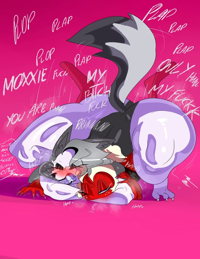 Moxxie and loona porn comic picture 2