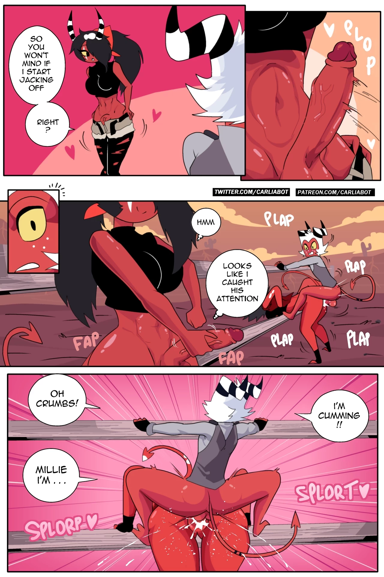 Moxxie family bonding porn comic picture 3