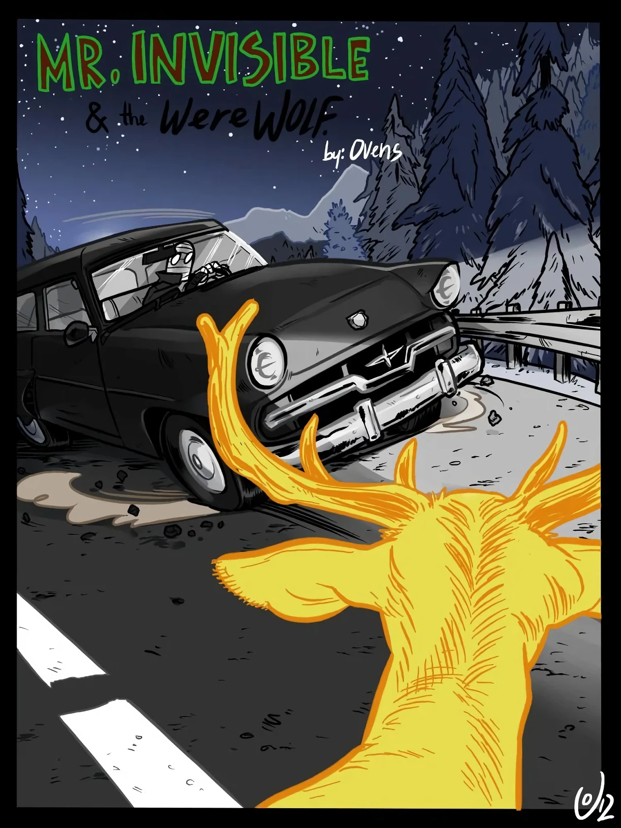 Mr. Invisible And The Were Wolf porn comic picture 1