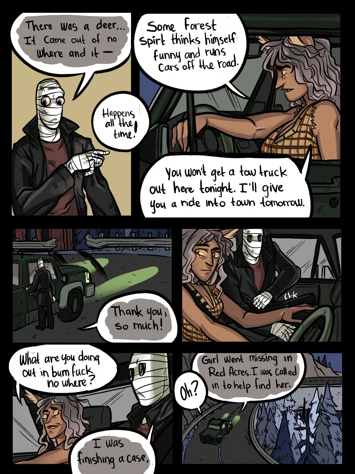 Mr. Invisible And The Were Wolf porn comic picture 3