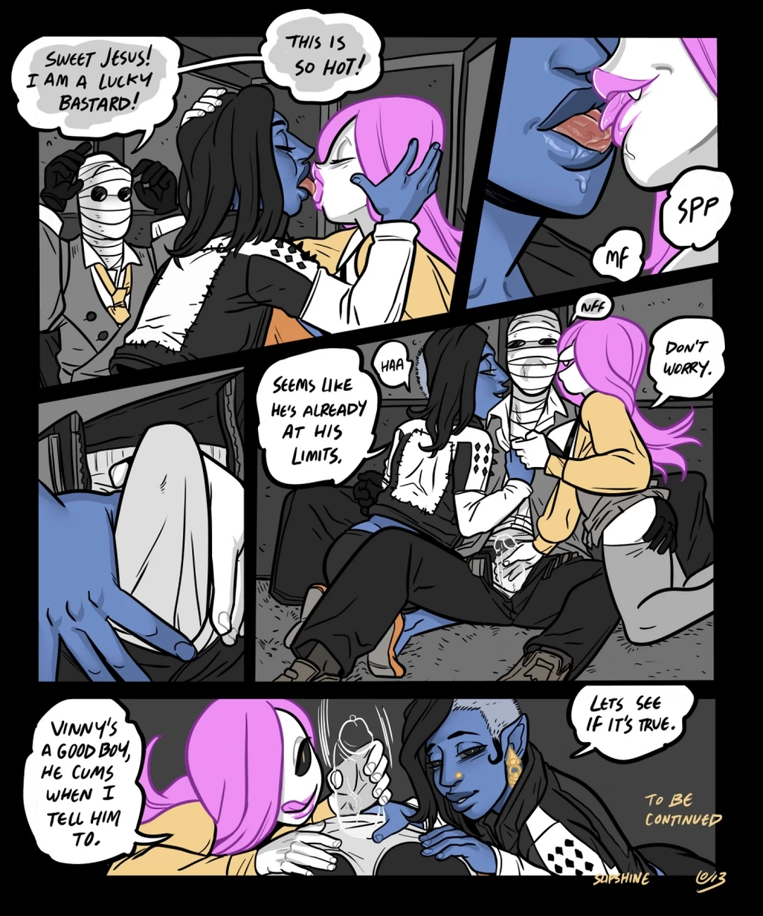 Mr Invisible & The Halloween Special porn comic picture 10