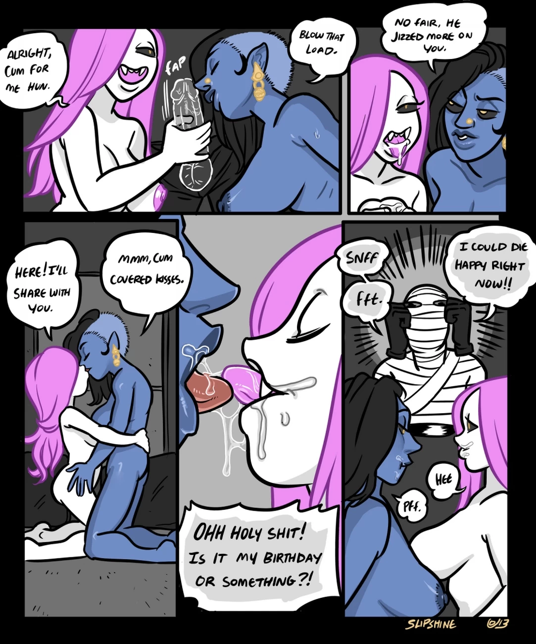 Mr Invisible & The Halloween Special porn comic picture 14