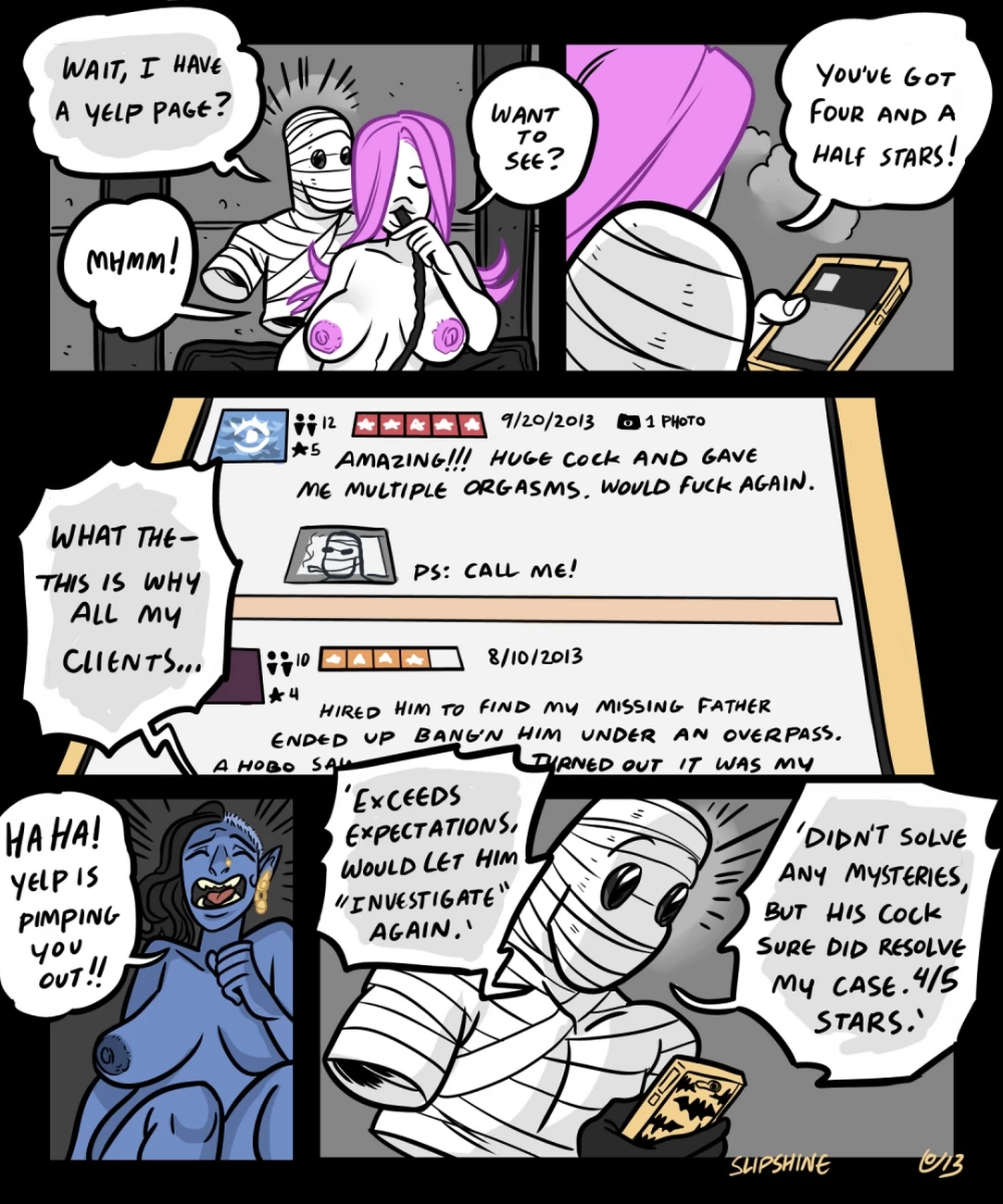 Mr Invisible & The Halloween Special porn comic picture 18