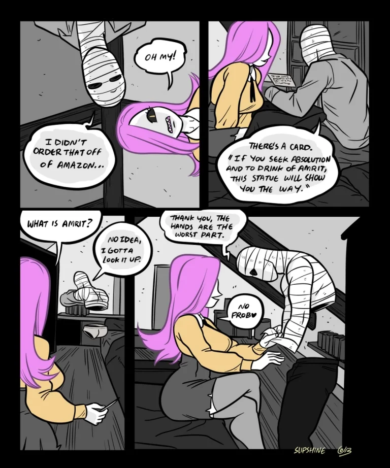 Mr Invisible & The Halloween Special porn comic picture 4