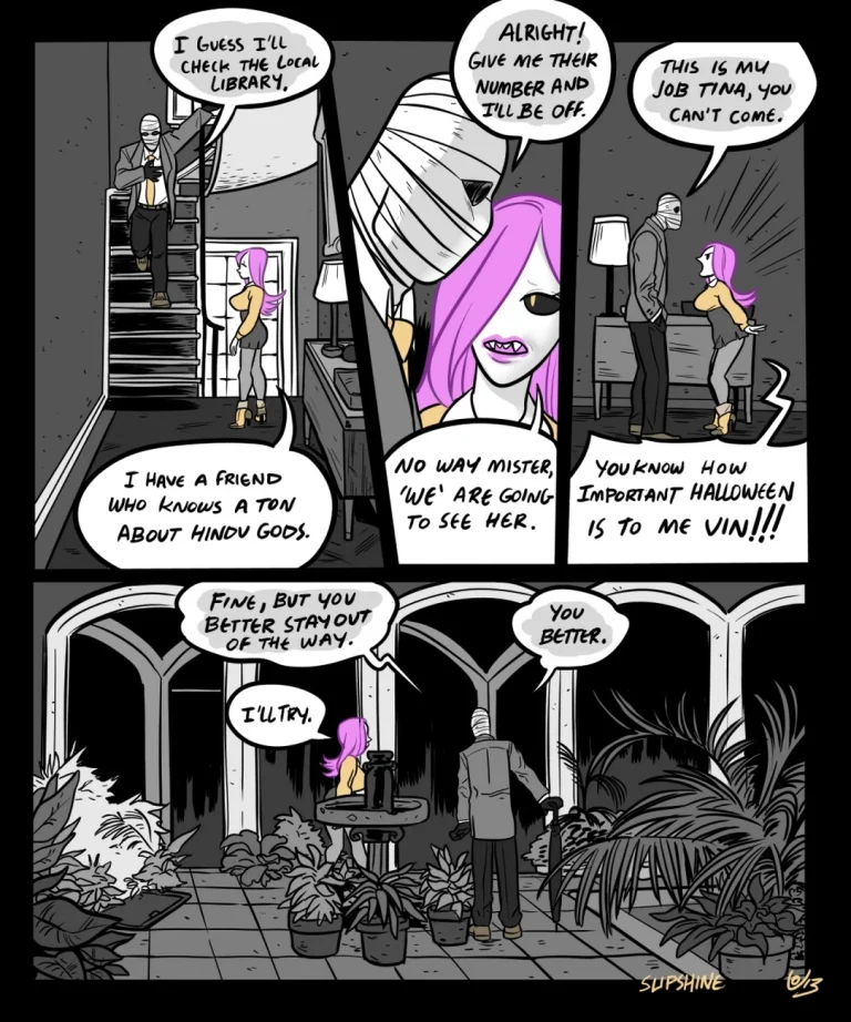 Mr Invisible & The Halloween Special porn comic picture 5
