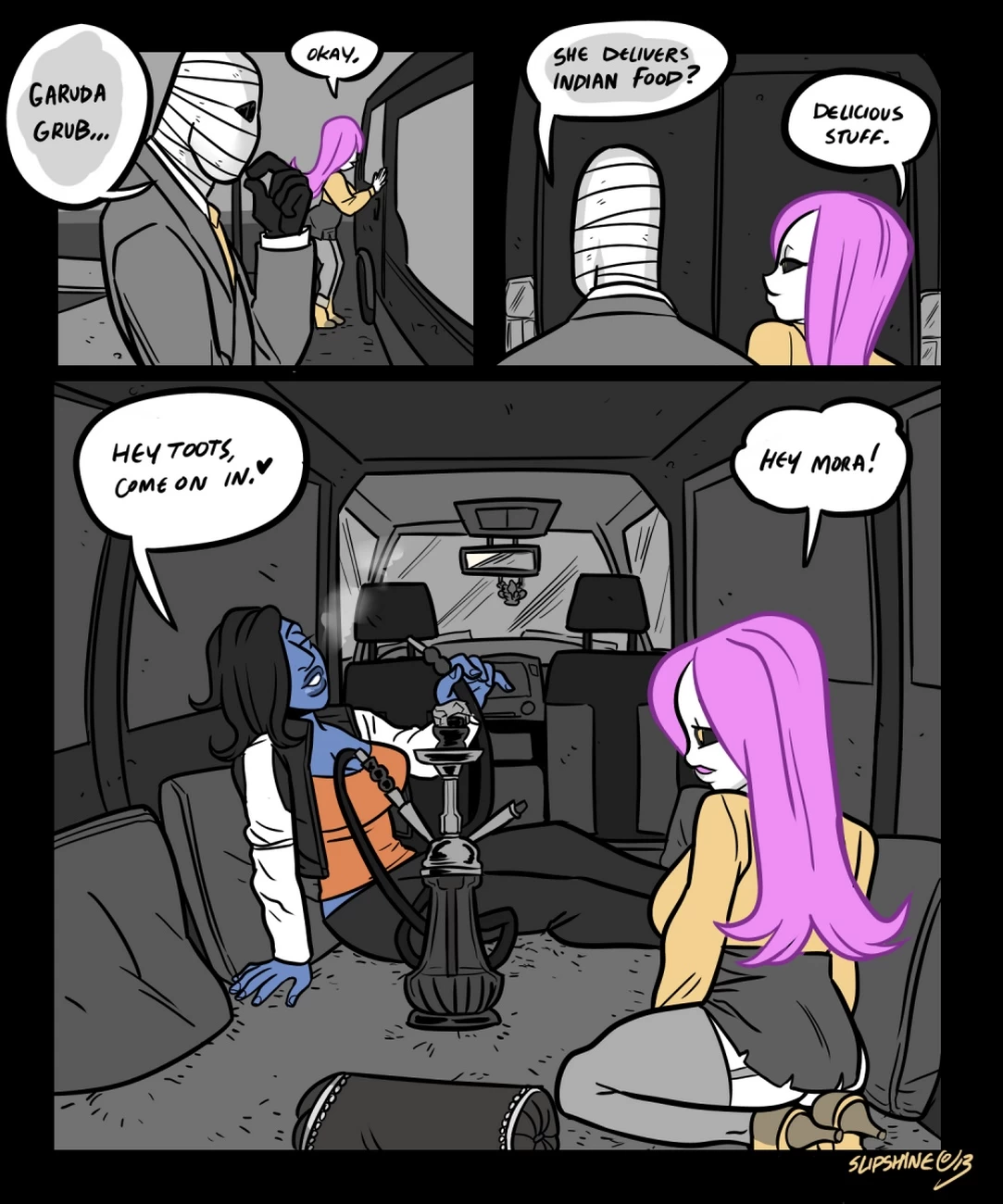 Mr Invisible & The Halloween Special porn comic picture 7