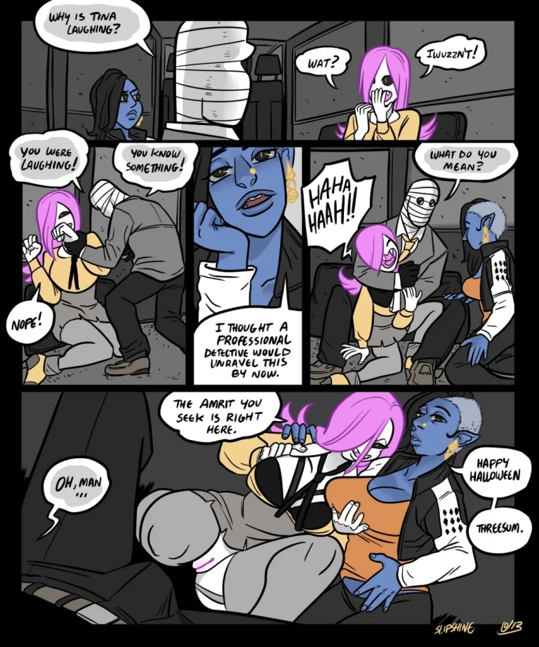 Mr Invisible & The Halloween Special porn comic picture 9